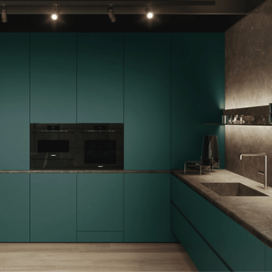 Armoire murale de cuisine modulaire prête à assembler, personnalisée par JY Project, armoire de base pour cuisine moderne de style européen - Product Image 2