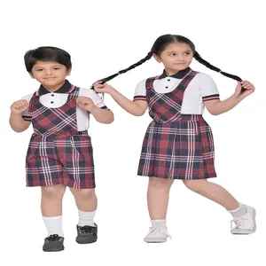 School Uniforms Manufacturers Wholesale Customization Primary School Uniforms Dungaree Set