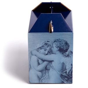 Elegante y Robusto Estuche de Regalo Grande para las Fiestas, Estucado Brillo, para 12 Botellas de Vino y Queso - Product Image 6