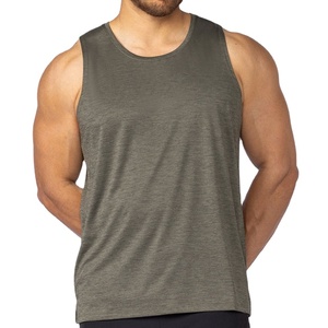 เสื้อกล้ามออกกำลังกายผู้ชาย ดีไซน์ใหม่ ไร้ตะเข็บ ทรงยาว หลวม สวมใส่สบาย ผลิตจากวัสดุสั่งทำพิเศษ ยืดหยุ่นได้ เหมาะสำหรับวิ่ง ฟิตเนส เทรนนิ่ง และออกกำลังกาย - Product Image 2