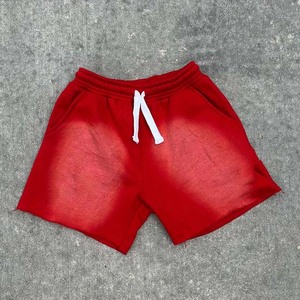 Jogging respirant de haute qualité sweat personnalisé hommes polaire coton éponge français 100% hommes lavage à l'acide coton basket-ball Shorts - Product Image 1