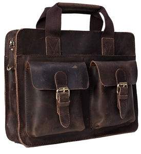 Sac pour ordinateur portable en cuir véritable durable Sac pour ordinateur portable de qualité supérieure avec design élégant Approvisionnement en vrac - Product Image 1