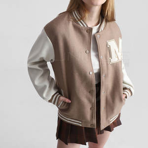 Veste Letterman pour femmes de qualité supérieure Veste Letterman à séchage rapide Veste Letterman à manches longues - Product Image 5