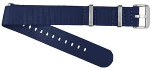 Bracelet de sport unisexe B17 20-22 mm en nylon et acier inoxydable, bleu, résistant à l'eau, respirant, léger, durable, souple et réglable - Product Image 6