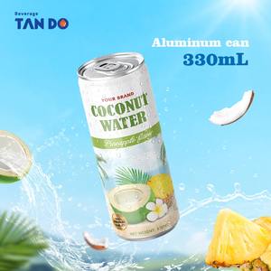 Agua de Coco en Lata de Aluminio de 330 ml de Vietnam con Sabor a Café con Matcha y Chocolate, Marca Privada OEM, Muestras Gratis - Product Image 2