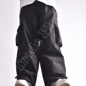 Pantalon de snowboard personnalisé pour hommes, disponible en OEM, pour le ski, matériau imperméable et coupe-vent, doublé de polyester polaire, taille réglable - Product Image 5