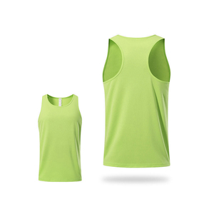 Camisetas sin mangas transpirables ajustadas para mujer, colores personalizables, Camiseta deportiva informal de verano para Yoga, venta al por mayor, tela de lona con estampado personalizado - Product Image 5