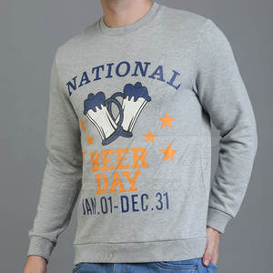 Bas quantité minimale de commande Quick Dry Basics Sweatshirts Pour Hommes Personnalisé Votre Propre Conception Pull Hommes Sweatshirts - Product Image 4