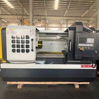 Torno CNC de Cama Plana Automático CK6150, Horizontal, de un Solo Husillo, con Diámetro de 80 mm, Removedor de Virutas por Cadena, para Trabajos de Corte de Metal