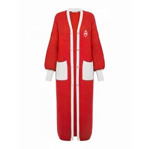 Sigma Gamma Rho Bulk High Quality <b>Long</b> <b>Cardigan</b> Sorority Duster Polyester/Cotton Casual Winter V-neck <b>Maxi</b> Front Open Sweater - Product Image 3
