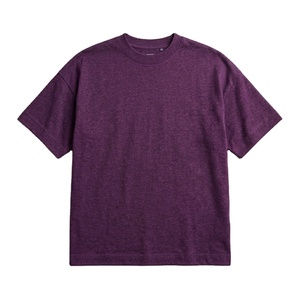T-shirt décontracté vierge personnalisable pour homme, style streetwear, 100 % coton, anti-boulochage, doux, col rond, manches courtes, coupe oversize - Product Image 1