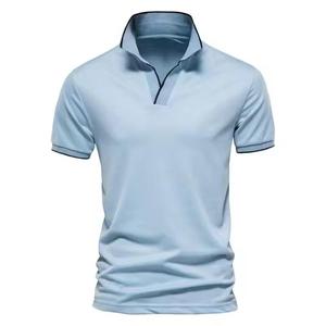 Polo à Manches Courtes pour Homme, Couleur Unie, Mode Décontractée, STYLO INTERNATIONAL - Product Image 2