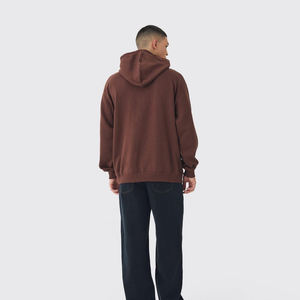 Échantillon gratuit OEM de sweat-shirt pour hommes, sérigraphie lourde, pulls à capuche surdimensionnés - Product Image 4