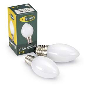 Bombilla Incandescente E14 de 8W para Añadir Calidez y Ambiente - Product Image 1