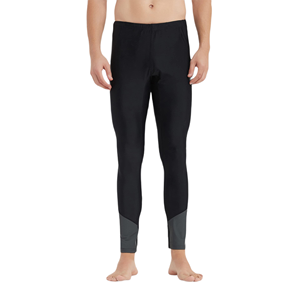 Leggings de yoga à taille élastique avec logo personnalisé, couleur unie, sport, gym, sous-vêtements d'hiver, haute qualité, haute élasticité, leggings pour hommes - Product Image 1