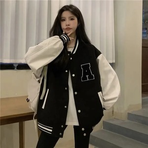 Vestes Letterman personnalisées avec logo 3D pour femmes Vente en gros Varsity Jacket Quick Dry Woman Varsity Jackets Fabricant - Product Image 4