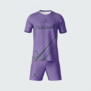 Uniforme de Pickleball Ligero de Manga Corta para Hombre, Diseño de Logotipo Personalizado, Corte Regular, Alta Calidad, 100% Poliéster - Product Image 6