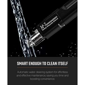 Tondeuse multifonctionnelle en métal pour nez, oreilles et sourcils pour hommes, alimentée par USB, autonettoyante et résistante à l'eau, avec revêtement stérilisé - Product Image 3