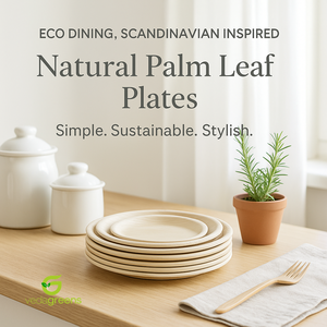 แผ่นใบปาล์ม Areca ขนาด8นิ้วแผ่นกลมแบบใช้แล้วทิ้งสำหรับงานเลี้ยงร้านอาหารและงานแต่งงาน - Product Image 2