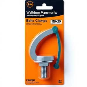 Walraven Hammerfix RapidRail M8x30 Bolts <b>Clamps</b> with Clamping Spring-25 Pack - Product Image 3