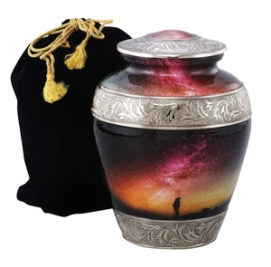 Urnas funerarias de cenizas de recuerdo conmemorativo Ideal de metal sólido de calidad de exportación disponibles en cantidad a granel para la venta - Product Image 4