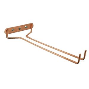 Estante organizador de Triple fila de vidrio cromado, elegante, para Bar, cocina, vasos, almacenamiento, debajo del armario, hecho en la india - Product Image 6