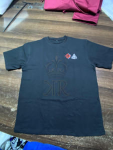 T-shirt pour homme à manches courtes, col rond, style vintage personnalisé, respirant, 100% coton, imprimé DTF, prix d'usine de haute qualité - Product Image 2