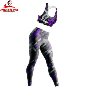 Conjunto de sujetador corto de Yoga de compresión adelgazante elástico para mujer, conjunto de tops suaves y ligeros, transpirables, OEM activo - Product Image 6