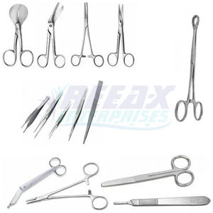 Ensembles d'instruments médicaux de chirurgie par laparotomie certifiés CE réutilisables en acier inoxydable de haute qualité par REEAX ENTERPRISES - Product Image 6