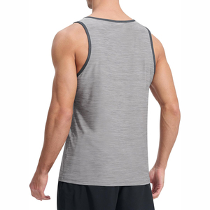 Stylish Fashionable Casual Men's Tank <b>Tops</b> Polyester/Cotton Blend Crew Neck Quick Dry Breathable Low Price High Quality - Product Image 3
