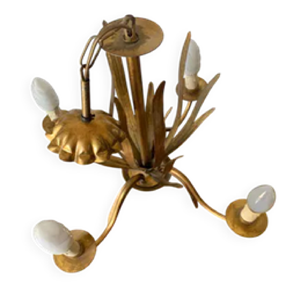 Lustre de ferme Bronze rustique 6 lumières pays français fer minimaliste rustique bougie lustre salle à manger en gros - Product Image 3