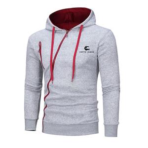 Meilleur prix pour hommes sweats à capuche respirant taux d'usine couleur unie pull polaire coton mélangé premium mode nouveauté streetwear - Product Image 1