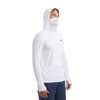 Nouveau design, sweat à capuche de pêche à manches longues grande taille UPF 50, anti-UV, anti-bactérien, respirant, imperméable, évacuant l'humidité pour l'extérieur