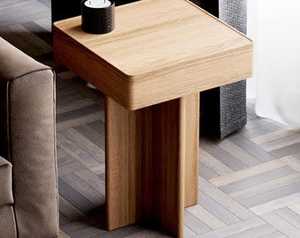 Modern Solid Oak Handmade Eco-Friendly Nightstand with Storage Customizable <b>Drawer</b> Options for Bedroom & Living Room - Product Image 2