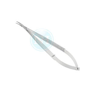 Porte-aiguilles Castroviejo droit 10 mm à mâchoires moyennes avec mécanisme de verrouillage, instruments chirurgicaux, prix de gros - Product Image 4