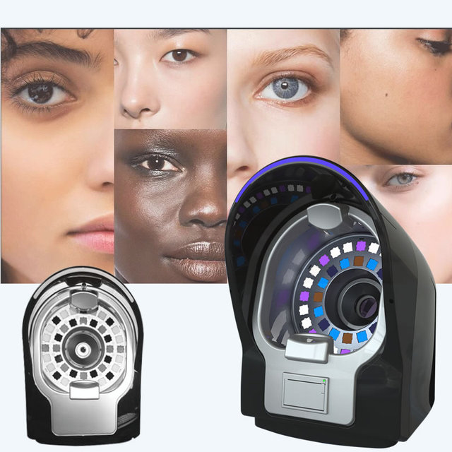 3D View Skin Anlyzer Device Top Technology Skin Scanner 8 Spectrums