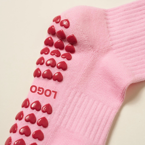 Calcetines de Pilates con Logotipo Tejido, Antideslizantes, Cómodos, de Algodón Premium, para Mujer, Yoga, Barre, Reformer, Fabricados en Vietnam - Product Image 4