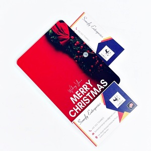 Boîte à cils en acrylique en forme de cœur carrée, outils pour cils de Noël avec logo personnalisé, très demandée, emballage en plastique écologique - Product Image 4