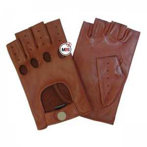 Vente en gros Gants de conduite en coton et cuir d'agneau pour femmes, coupe ajustée, fabriqués sur mesure, avec logo personnalisé - Product Image 5