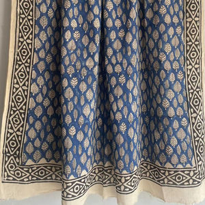 Jaipur hecho a mano 100% bufanda de algodón tradicional bloque de mano impreso bufanda transpirable Boho Chic hecho a mano suave bufanda de algodón - Product Image 1