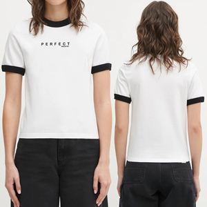 Camisetas de Mujer Perfect Industry, Nuevo Diseño 2026, Logotipo Personalizado, Cuello Redondo, Manga Corta, 100% Algodón, para Verano - Product Image 1