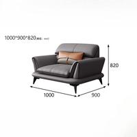 Meubles de bureau de luxe, ensemble de canapés de réception commerciaux, canapé modulaire en cuir moderne, canapés d'attente pour bureau