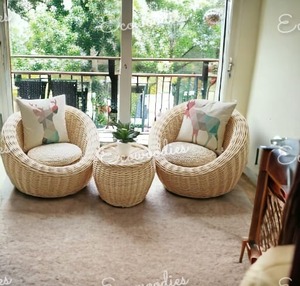 Moderno al aire libre patio trasero muebles terraza impermeable cojín comodidad cuerda salón sillas sofás jardín sofá para sala de estar Hall - Product Image 1