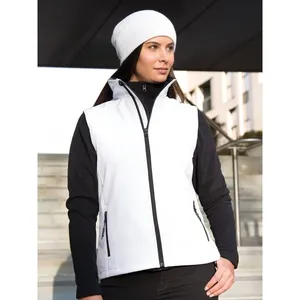 Customizable Printable Softshell Bodywarmer <b>Vest</b> for Hiking Workwear in Dry Sack Format - Product Image 1