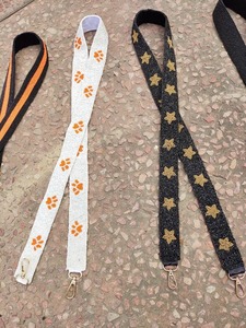 Customizable Gameday Statement Beaded Crossbody <b>Purse</b> Straps <b>Cute</b> & Trendy Acrylic & Cotton Accessories - Product Image 4