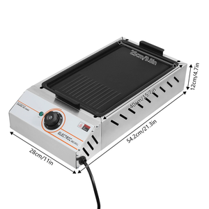 High Quality BBQ Grill <b>Electric</b> Barbecue Grill <b>Electric</b> Griller <b>Griddle</b> Table top Indoor BBQ - Product Image 2