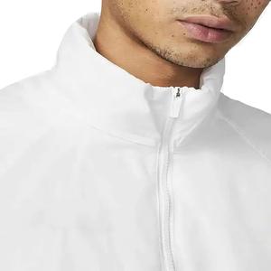 Veste coupe-vent en toile enduite de qualité supérieure pour homme avec col montant et logo frontal - Vintage Outdoor Plus Size - Product Image 5