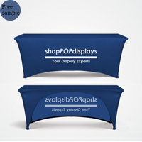 Abordable Table Throw Dropshipping Nappes Extensible Ajusté Flexible Table Couverture pour Affichage