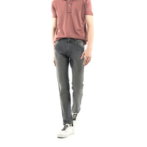 Vente en gros de pantalons en denim classiques décontractés coupe ajustée à la mode pour hommes Expédition aléatoire de styles pour pantalons en denim pour hommes - Product Image 2