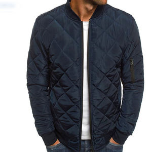Veste bomber pour homme en gros, bonne qualité, légère, fermeture éclair, impression de logo personnalisée, vêtements décontractés, fourniture OEM, veste bomber - Product Image 5